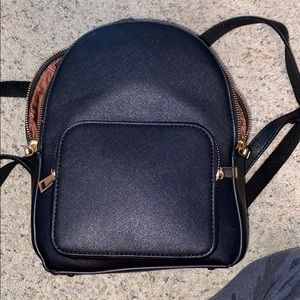 Black small backpack